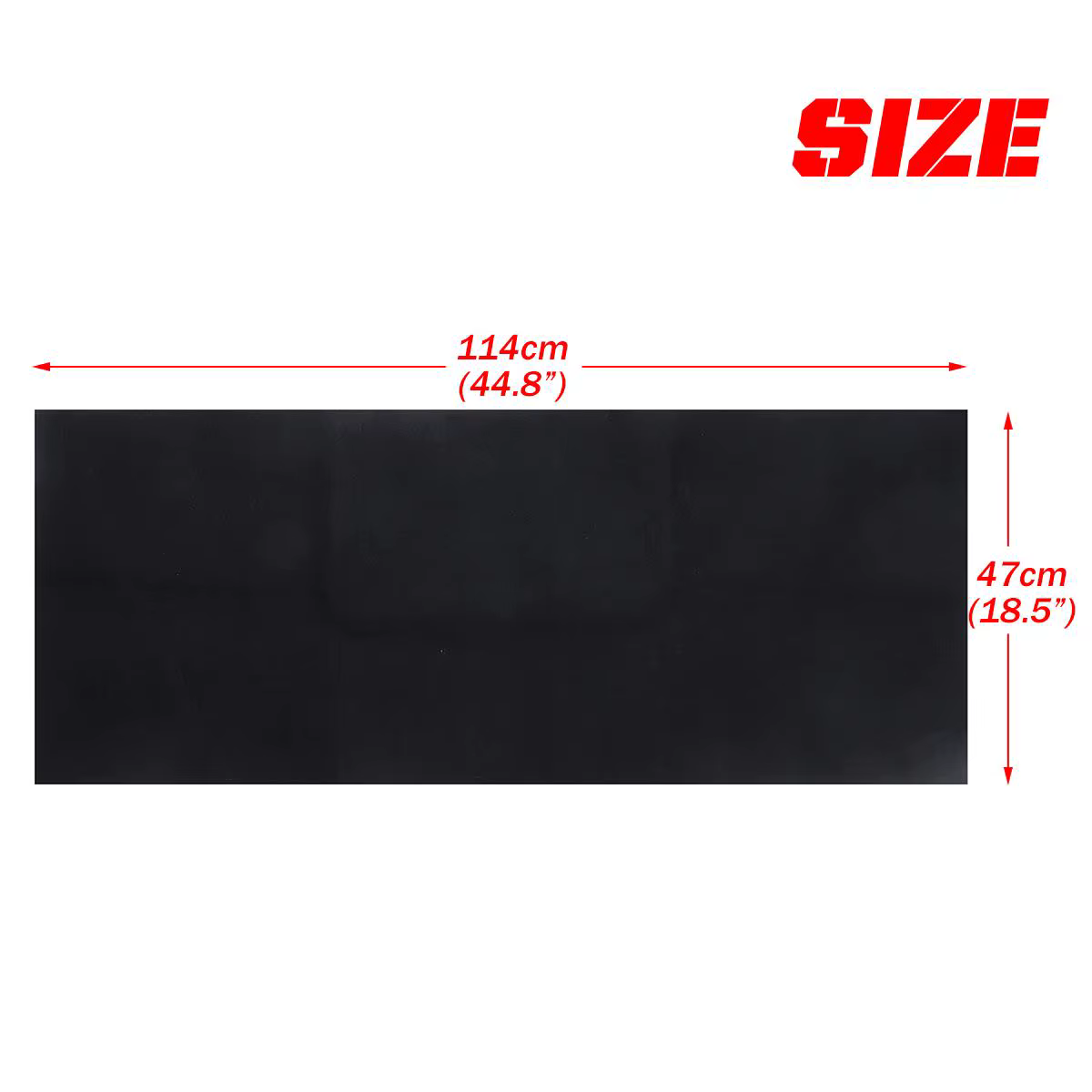 Extracteur de hotte de cuisine noir 47x114cm, filtre à charbon actif en coton pour ventilateur d'éch