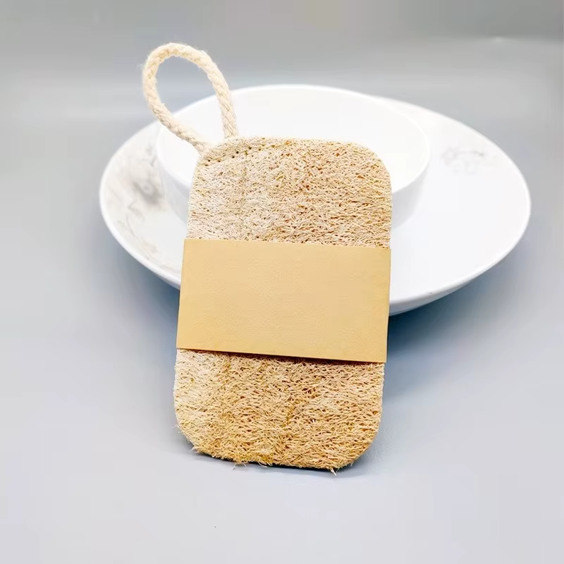 Luffa naturel serviette à vaisselle chiffon de lavage éponge Loofah tampon à récurer plat Pot huile 