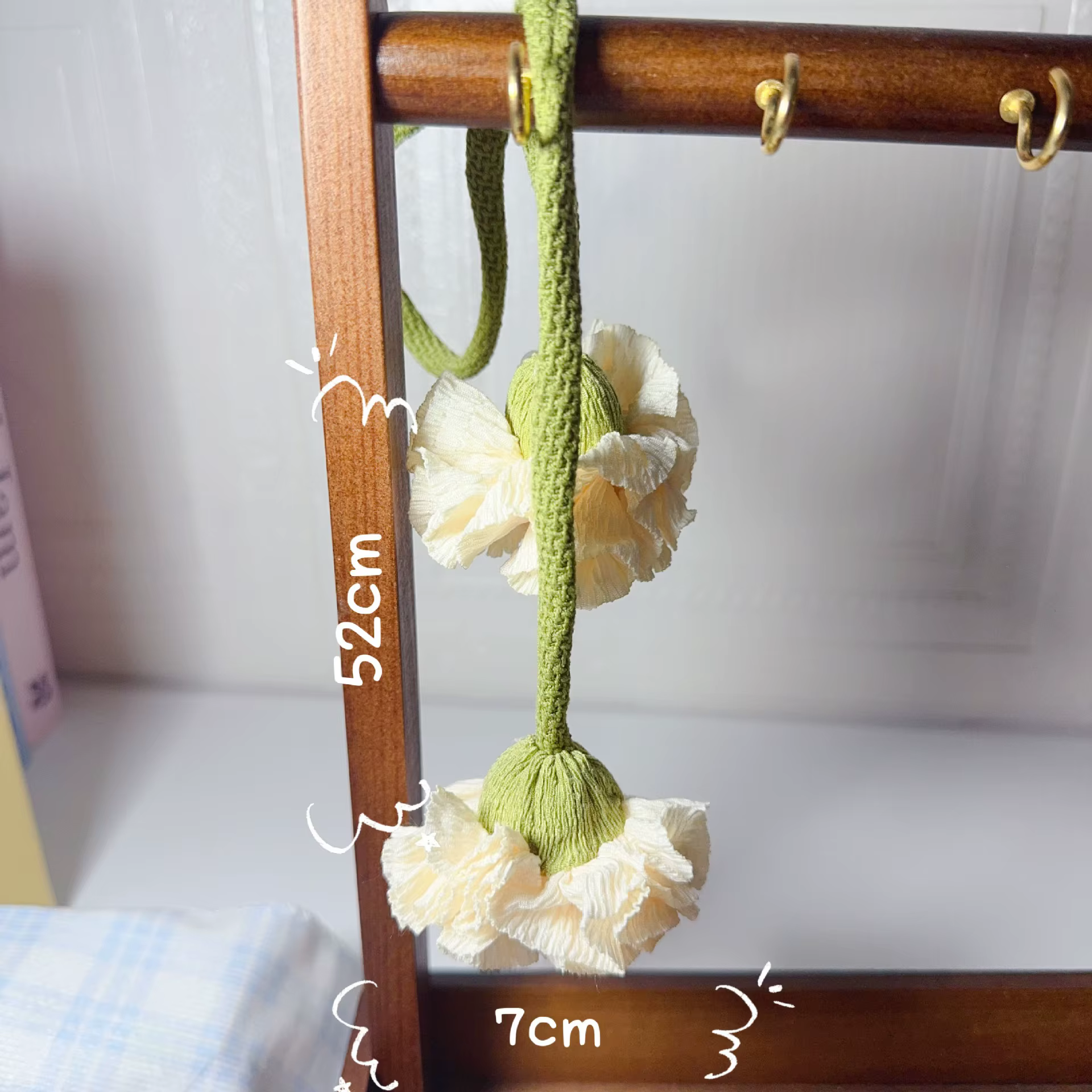 1 pièces œillet-fleur rideau embrasses corde sans perceuse corde rideau retenue corde pour maison bu