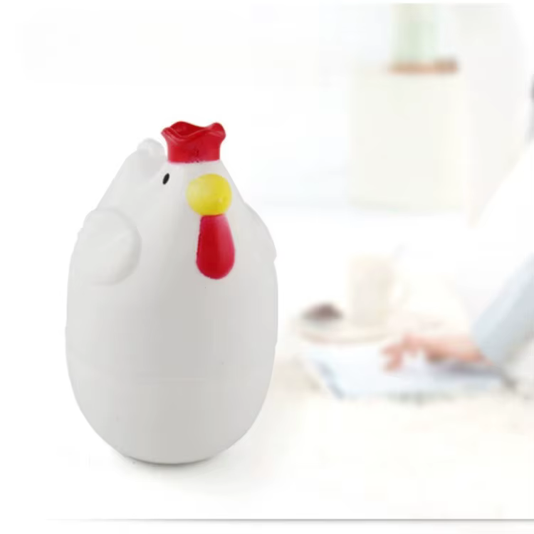 Belle chaudière à œufs en forme de poulet, cuiseur à vapeur, 4 œufs, 1 œuf, micro-ondes, outil de cu