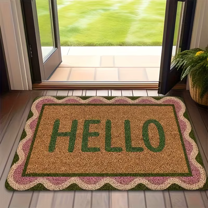 VIKAMA – paillasson de bienvenue lavable en Machine, tapis d'entrée intérieur/extérieur, pour porte 