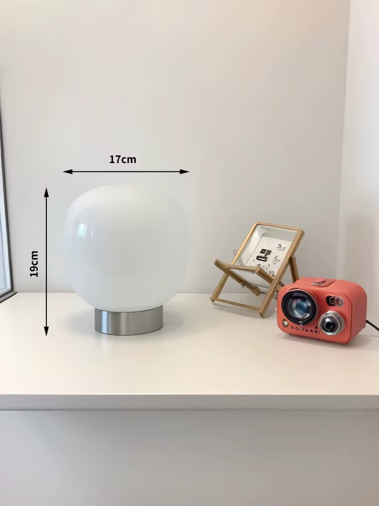    Lampe de Table en verre Macaron, pour hôtel, chambre à coucher, chevet, salon, décoration à grad