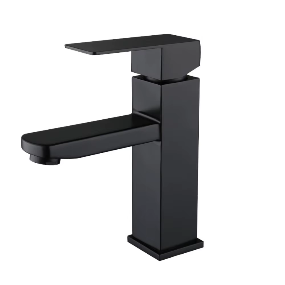 Robinetterie noire pour salle de bain, mitigeurs chaud/froid, robinets de lavabo pour salle de bain 