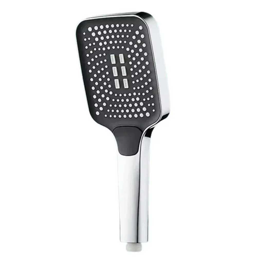 Pommeau de douche à effet pluie réglable, 3 modes, pommeau de douche à grand débit, haute pression, 