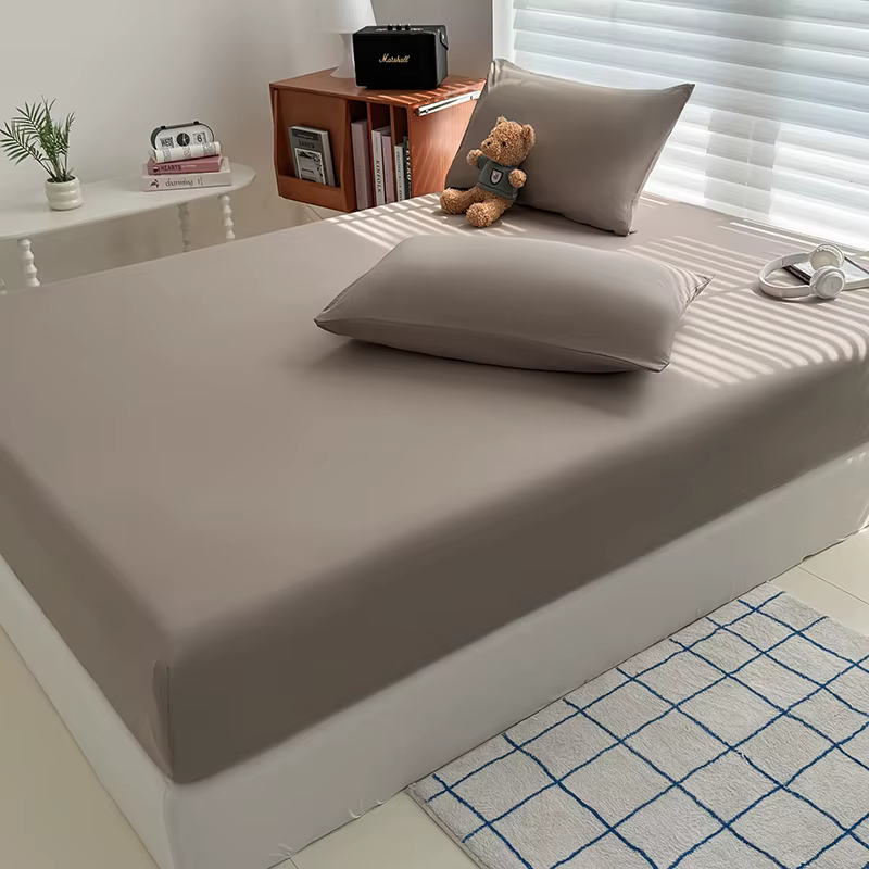 Drap-housse de couleur unie, housse de matelas simple, Double, Queen Size, 90, 120x200, 150x200, 180