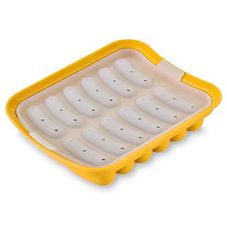 Moule à saucisses en Silicone, 12 grilles, bricolage, jambon, Hot Dog, avec couvercle, cuisine, ména