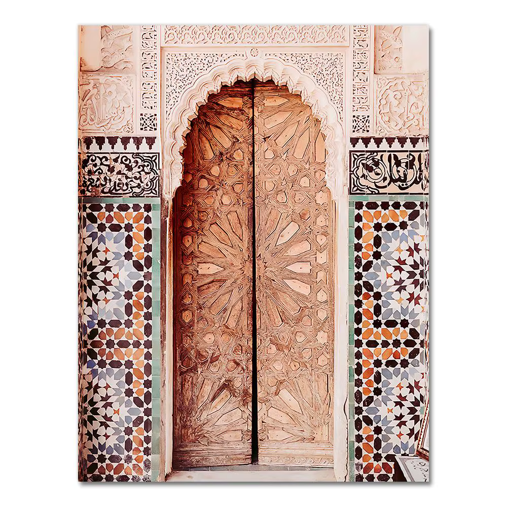 Affiches et Imprimés de Photographie d'Architecture Marocaine, Art Mural Islamique, Peinture sur Toi