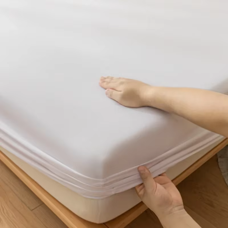 Drap de lit Double de luxe pour 2 personnes, drap-housse élastique, housse de matelas, linge de lit 