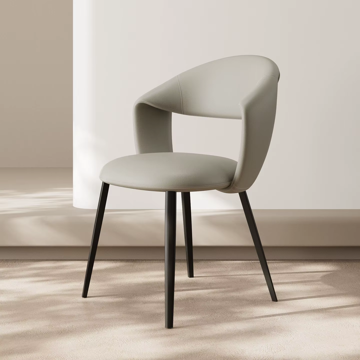 Chaises de salle à manger élégantes et relaxantes, esthétiques, avec coussin confortable pour adulte