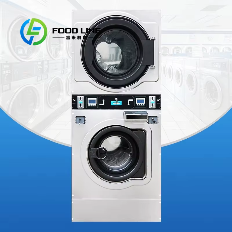 Lave-linge et sèche-linge à monnayeur pour laverie libre-service, prix abordable, personnalisables