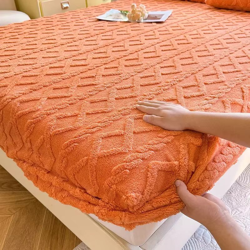 Drap-housse moelleux pour lits doubles, Drap de lit Glutnel Smile, Chaud, Canapé-lit, Lieux Donrimon
