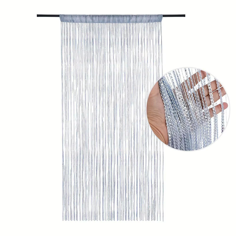 Rideau en soie Style Boho 9x79 pouces, pour décoration de la maison, rideau de porte Hippie pour cha