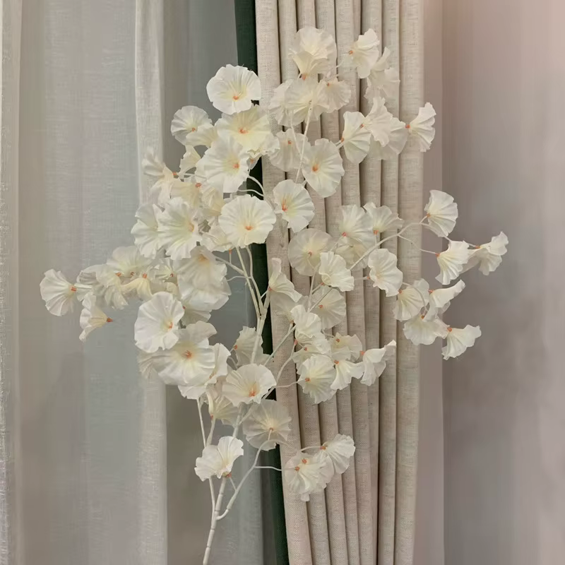 Bouquet de Fleurs Artificielles Orchidées, Bouquet Floral Gloire, Décoration de Mariage, Maison, Cha