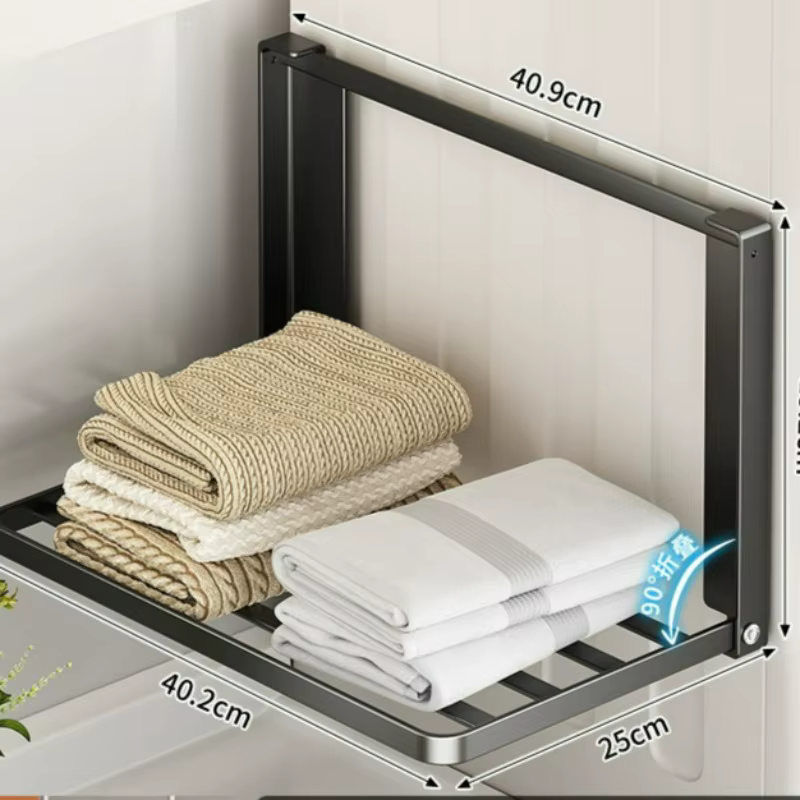 Étagère latérale pour machine à laver, support magnétique, support stable pour vêtements et serviett