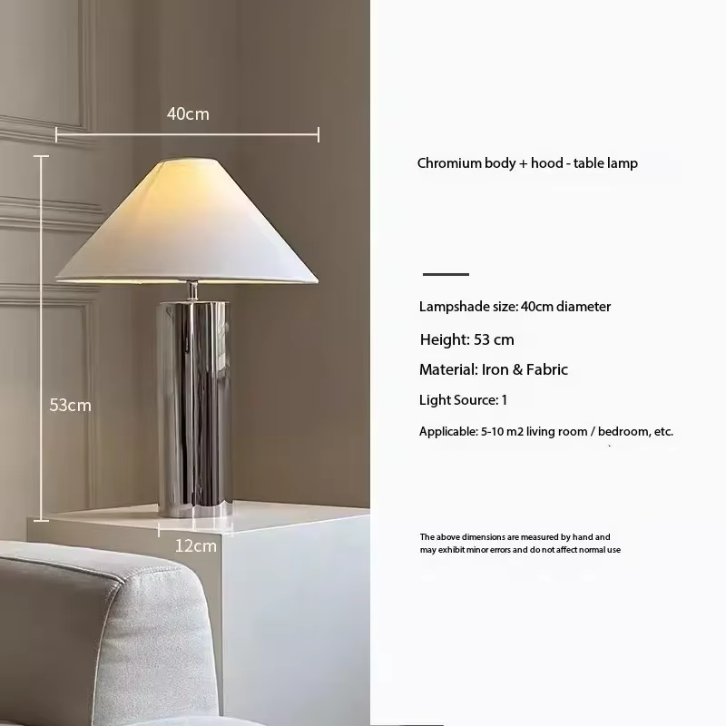 Lampadaire art déco moderne en acier inoxydable argent lampadaire simple champignon lampadaire chamb