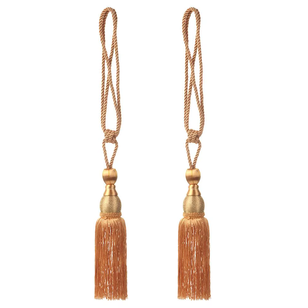 Embrasses de rideaux tressés avec pompons, 1 paire, corde à nouer, moderne, Simple, décoration de ma