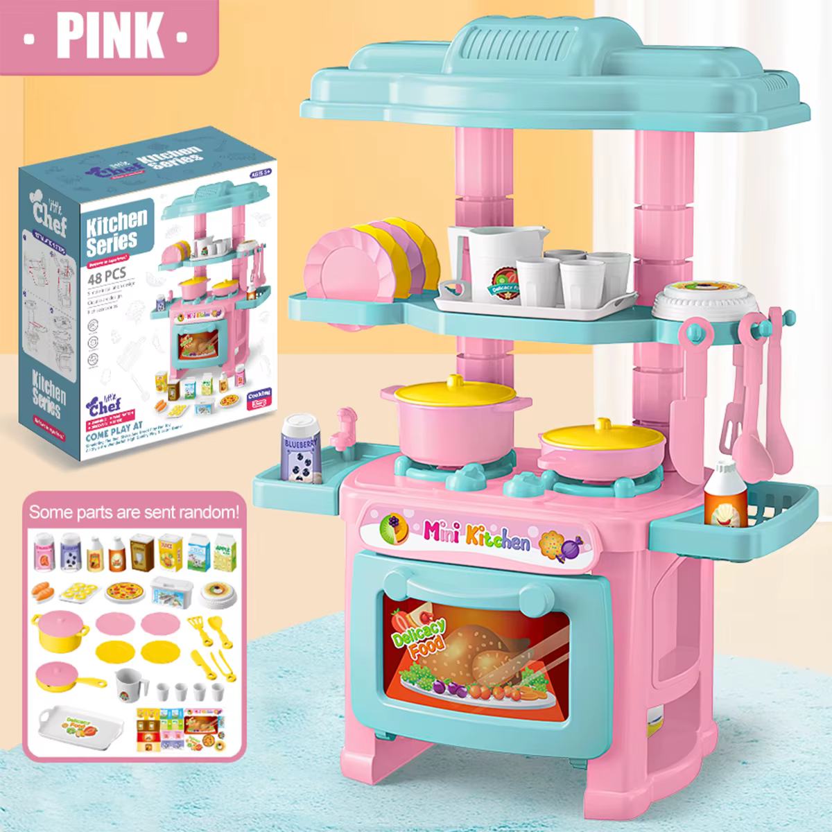 Mini ensemble de cuisine pour enfants, ensemble d'ustensiles de cuisine de simulation, cadeaux éduca