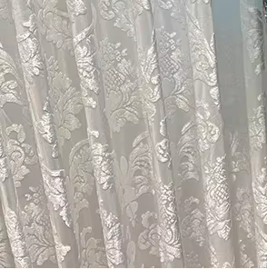 Rideau personnalisé européen américain villa rideau velours damas fleur européenne nouveau chinois s