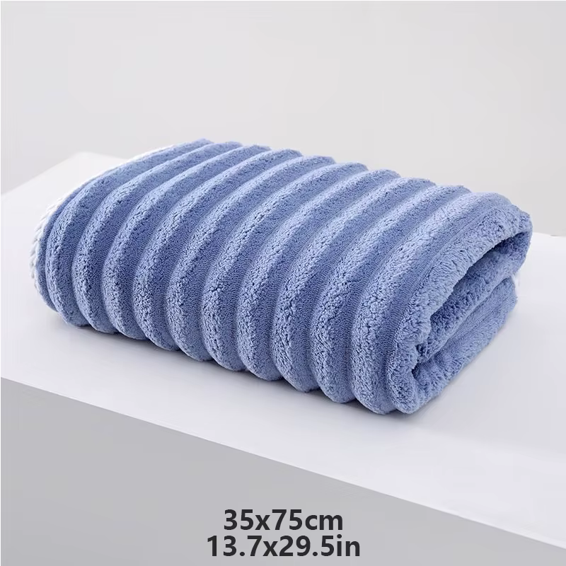 Serviette de bain Candy Bar pour usage domestique, douce, absorbante, épaissie, pas facile à perdre 