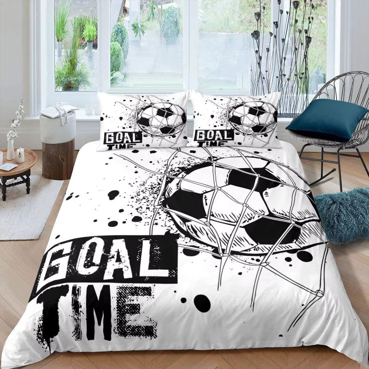 Housse de couette de Football pour enfants, ensemble de literie de Football américain Queen Size, ho