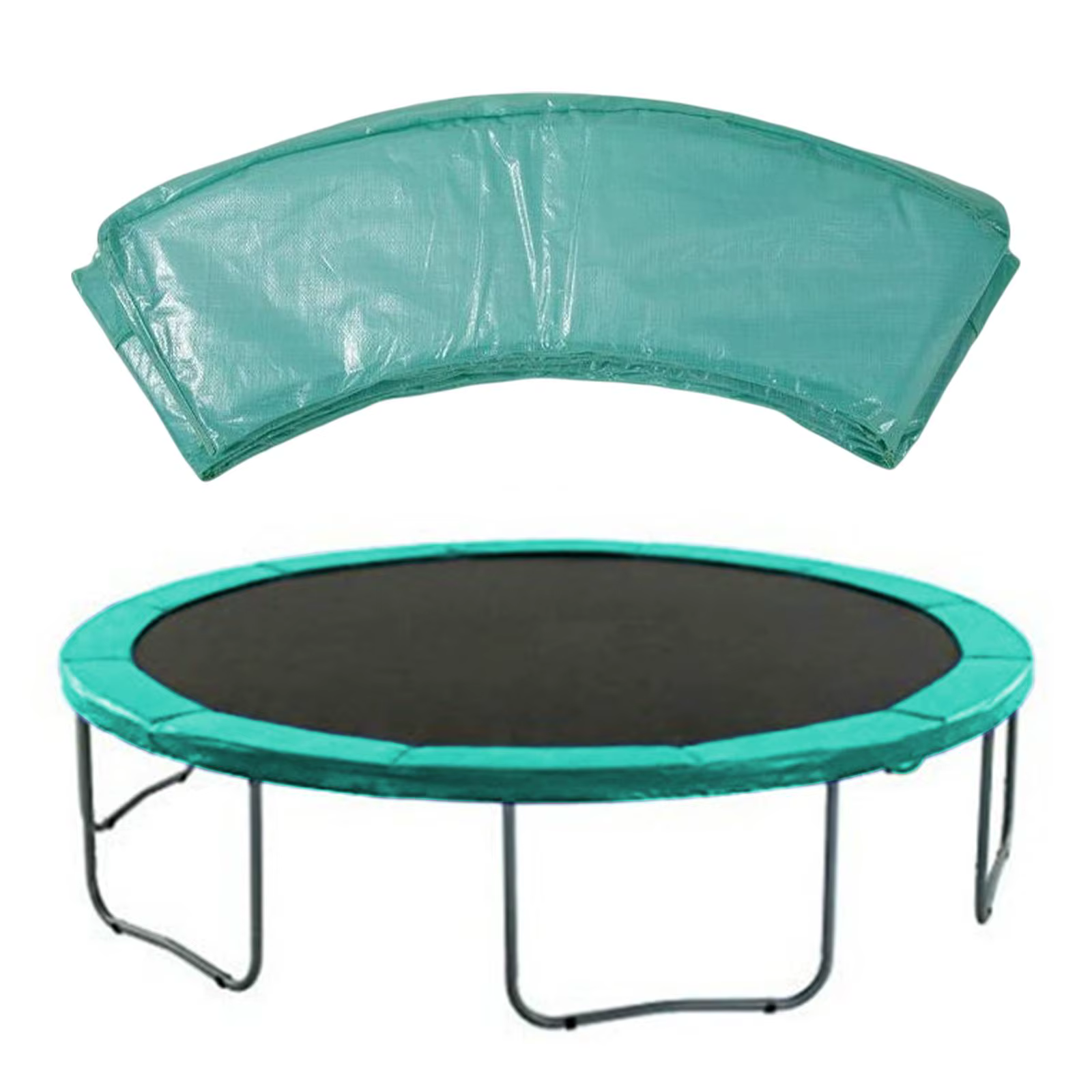 Tapis de protection pour trampoline, tapis de sécurité imperméables pour trampoline, tapis extérieur