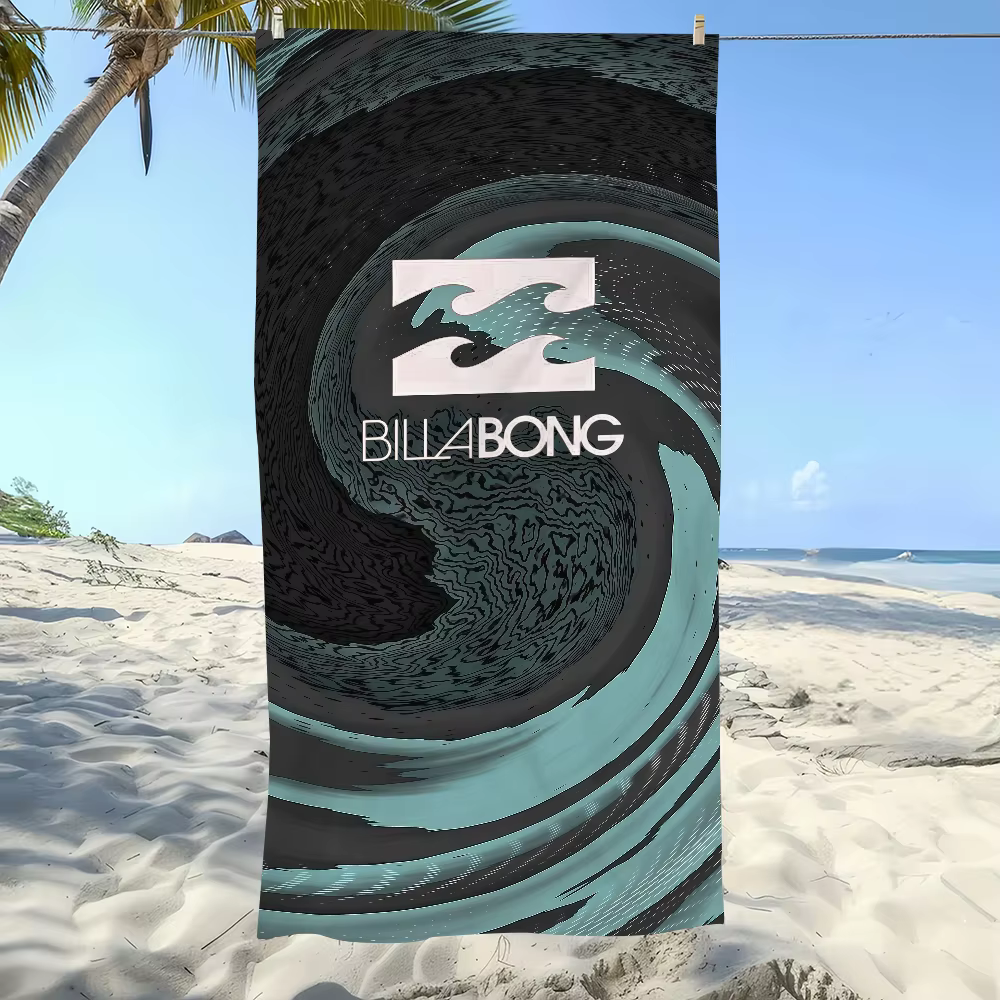Serviette de plage avec Logo, couverture fine B-BillabongS-ES, légère, de luxe, pour voyage, Camping