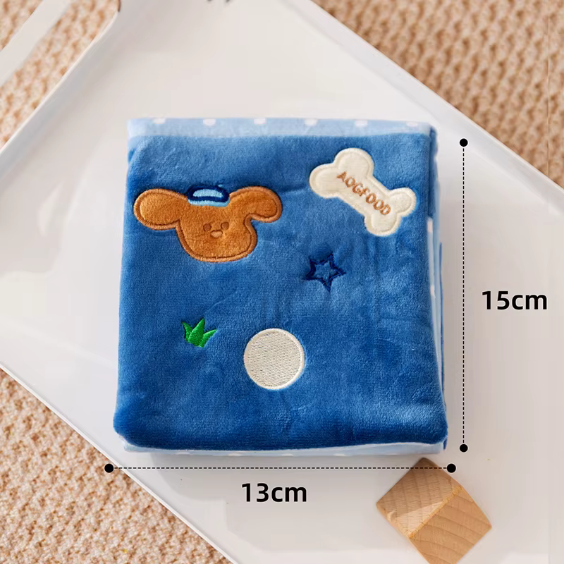 Tapis de reniflement interactif en peluche pour chien, jouet distributeur de nourriture lente pour c