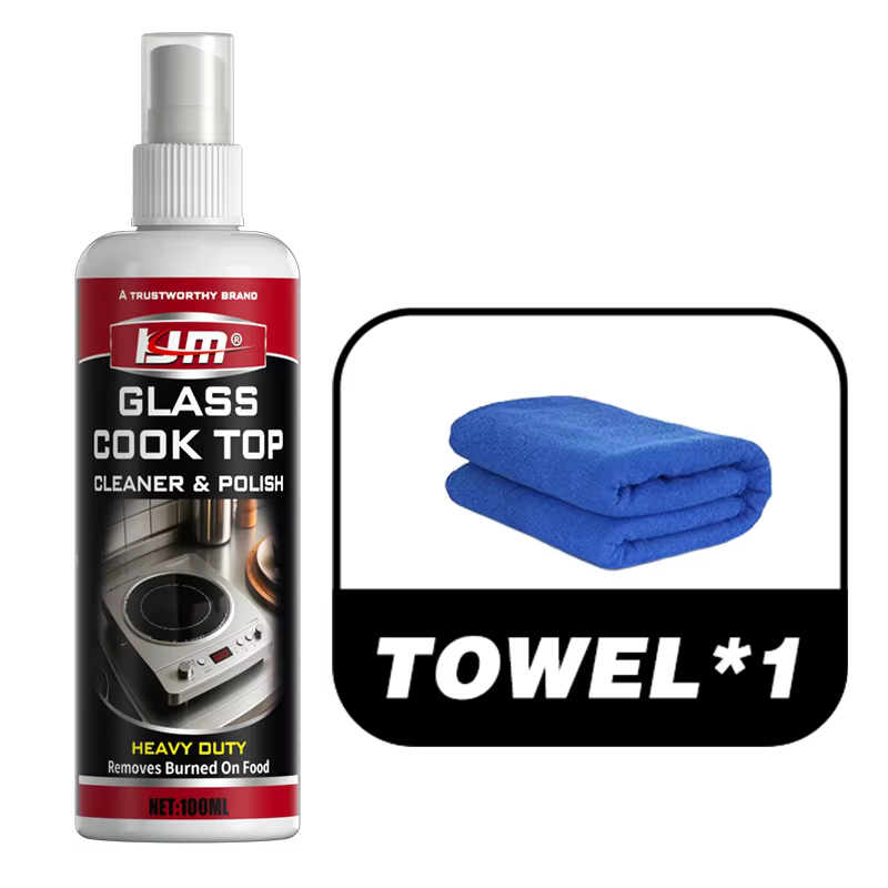 Nettoyant et polisseur pour plaques de cuisson KJM 100 ml, haute performance, pour plaques vitrocéra