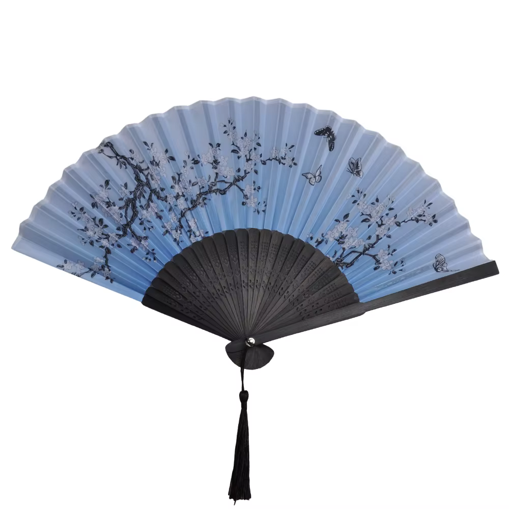 Éventail pliant à main pour mariage, artisanat d'art traditionnel chinois japonais coréen, cadeau en