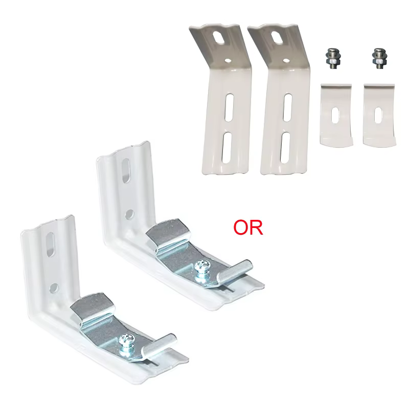 Support en L pour store vertical, supports rideaux robustes, faciles à installer à retirer