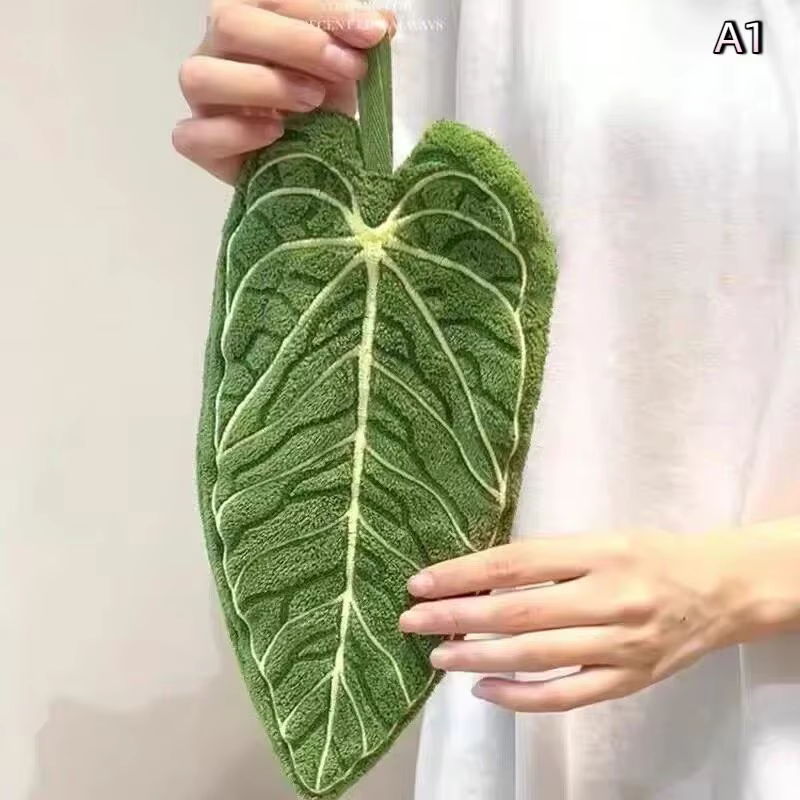 【Ja】Serviette à main double couche à motif de dessin animé, épaisse, absorbante et à séchage rapide 