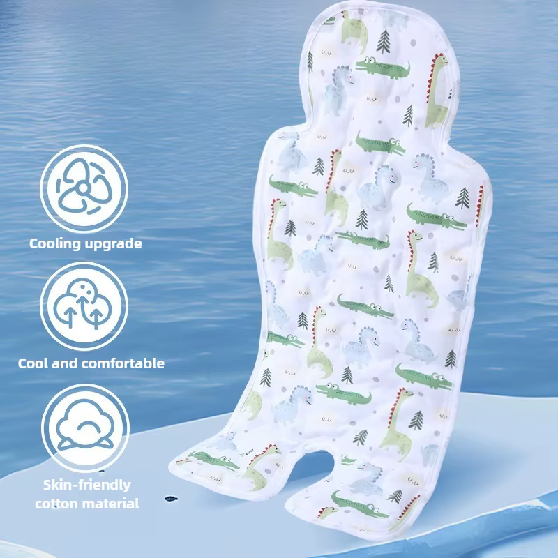 Tapis de refroidissement pour poussette de bébé, coussin de glace, siège de sécurité pour poussette,