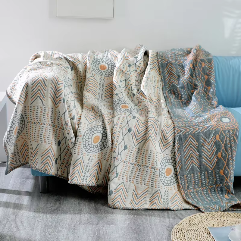 Juste de canapé en coton bohème pour lits, couverture menstruelle, serviette de coussin, couette, co
