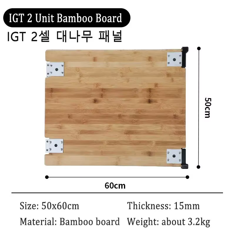 Table de Camping IGT, combinaison gratuite, accessoires IGT en acier inoxydable, Table pliante Porta
