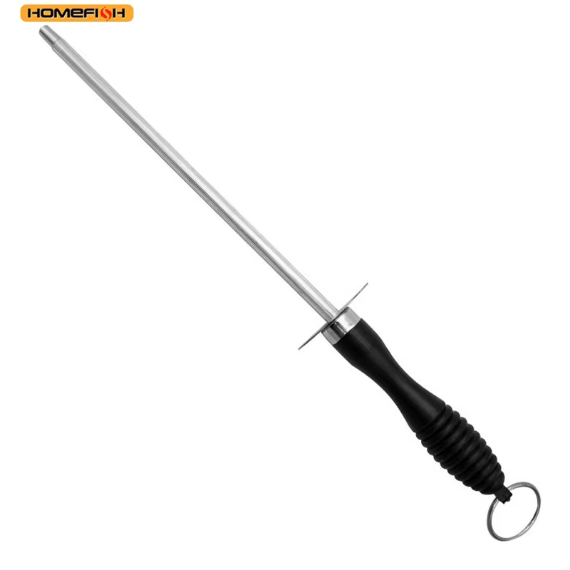 Outil de cuisine Homefish, aiguiseur de couteaux en acier au carbone, aiguiseur de couteaux avec tro