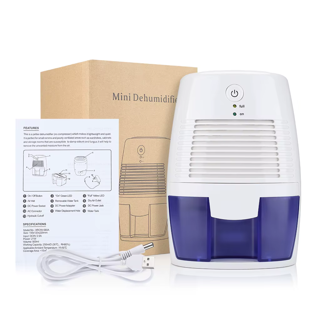 Déshumidificateur Portable purificateur d'air USB silencieux absorbeurs d'humidité sèche-Air pour la