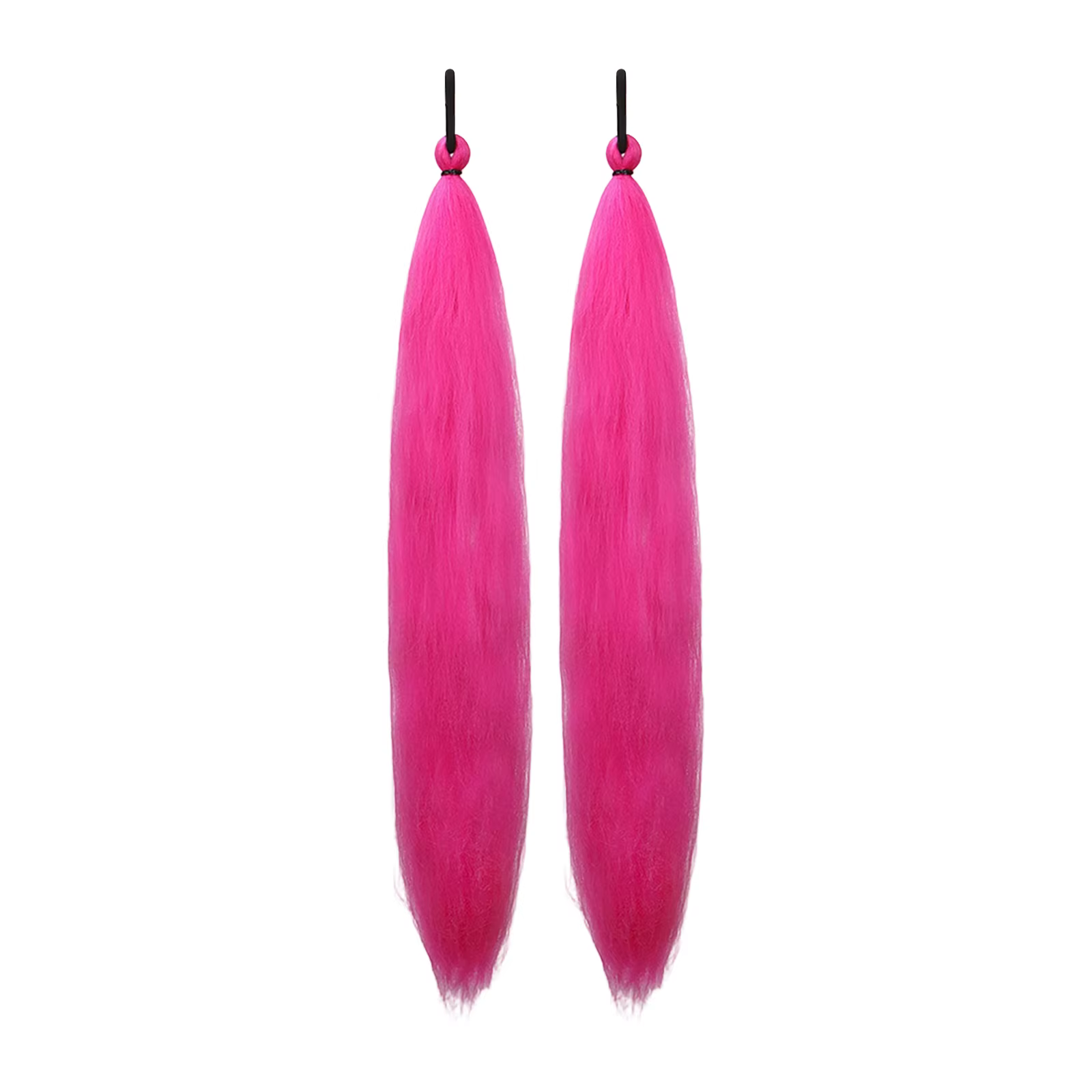 Queues de cheval colorées étendues, 2 pièces, accessoires de coiffure créatifs uniques, perruques, a