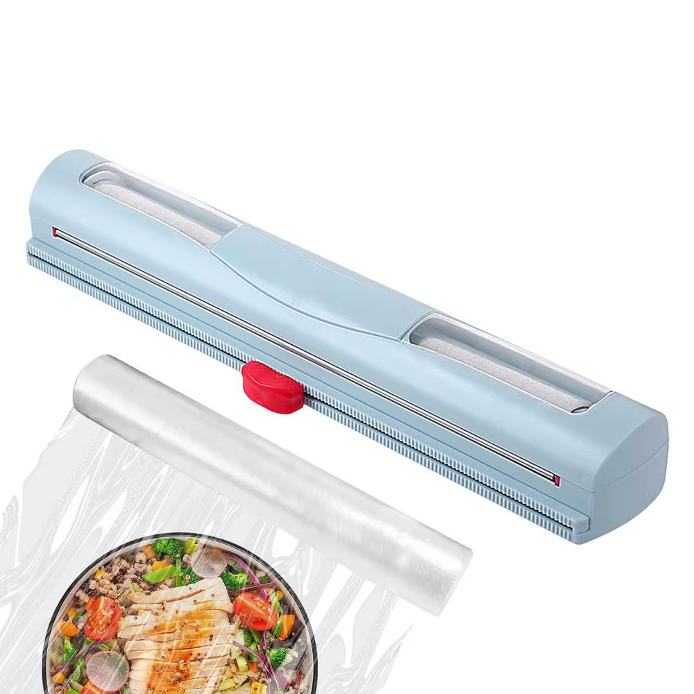 Distributeur de film alimentaire en aluminium, coupe-film de cuisine