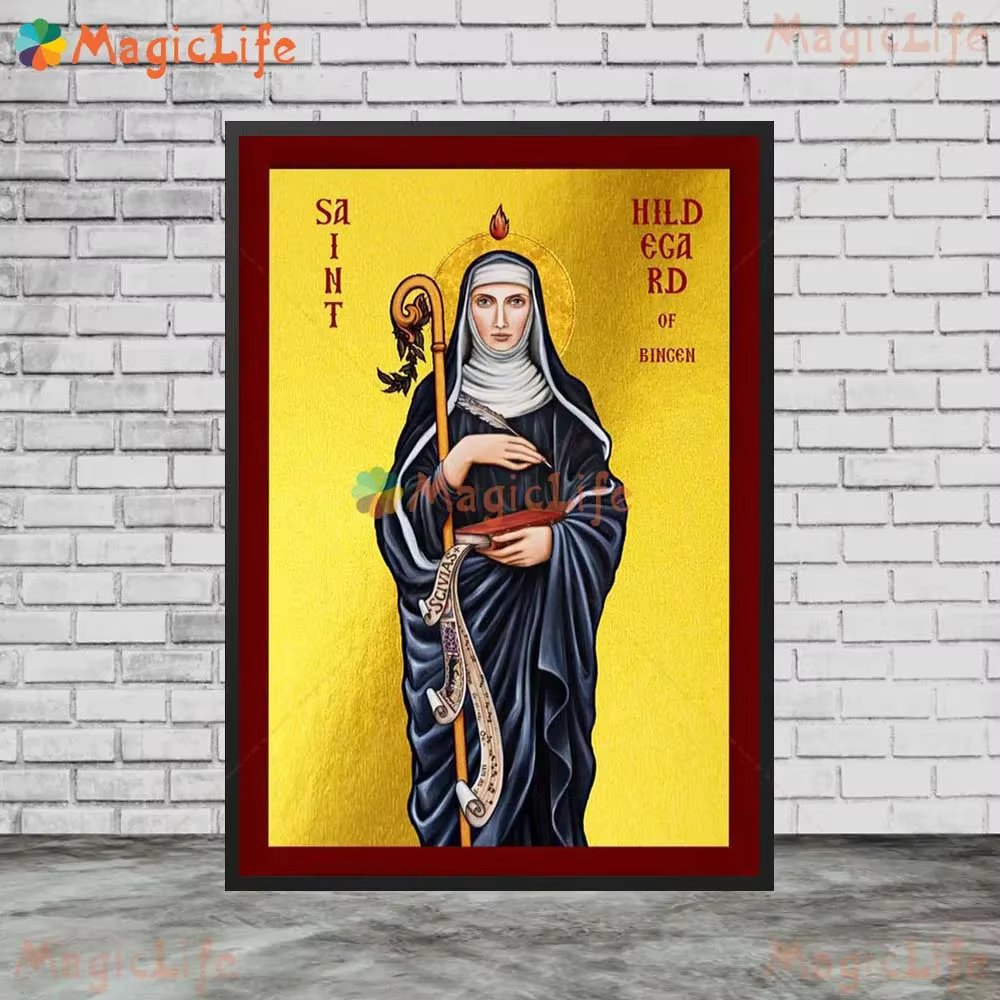 Tableaux muraux religieux vintage Jésus-Christ pour salon, église, affiche nordique, peinture sur to