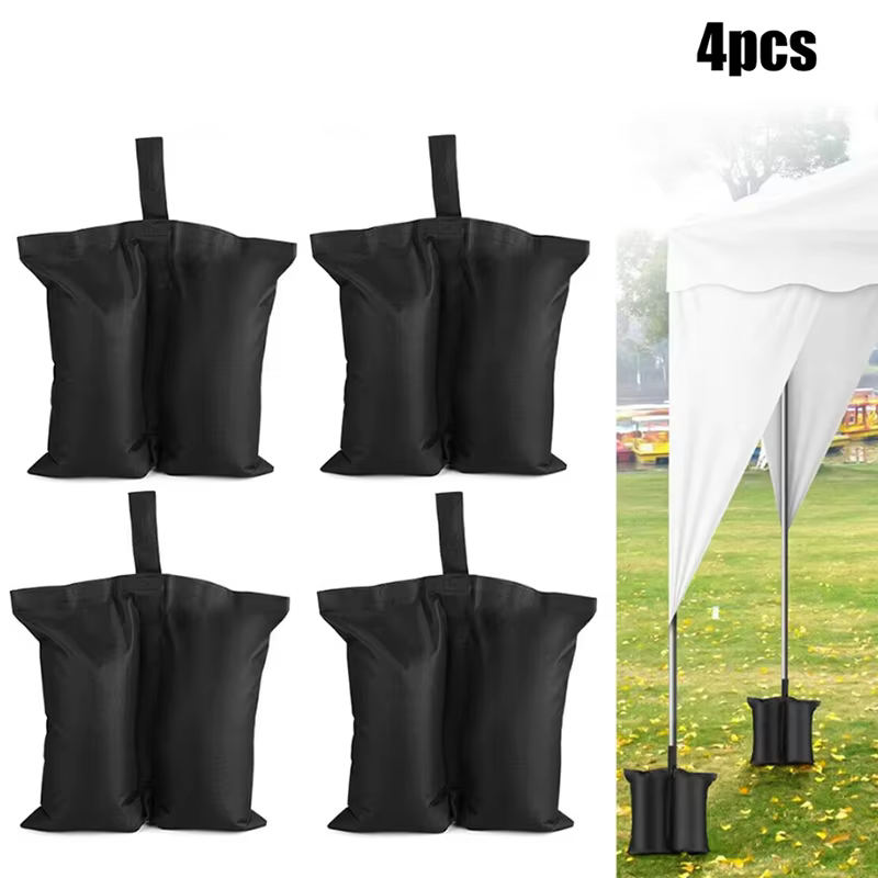 Équipement de camping, accessoires d'extérieur, poids pour pieds de gazebo de jardin, sacs de sable,