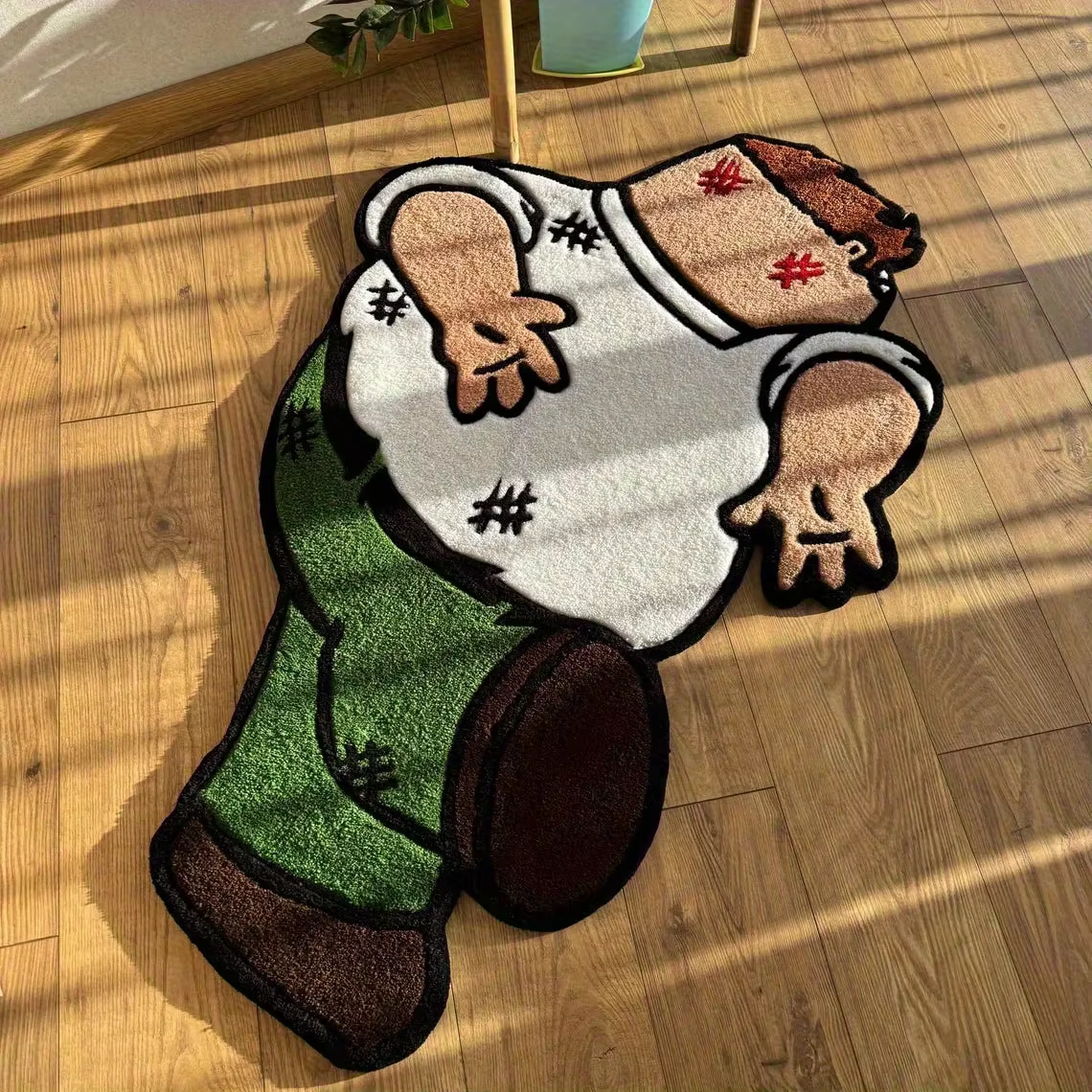 Tapis de personnage de dessin animé VIKAMA, tapis en peluche pour chambre de garçon, tapis de bord d