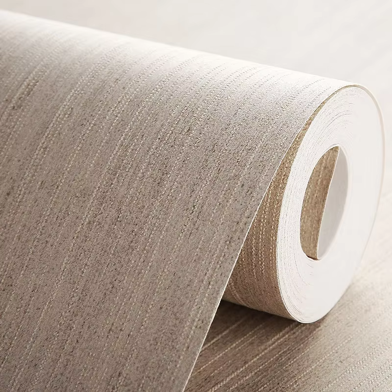 Papier peint à rayures verticales fines, papier peint minimaliste moderne, papier peint en tissu non