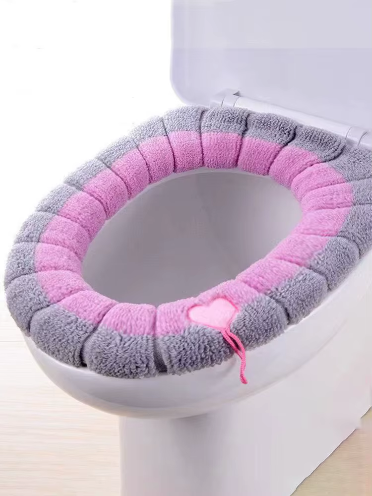Couverture de toilette anti-gel lavable, Polymères de toilette portables, Épaissie, Type O, Universe