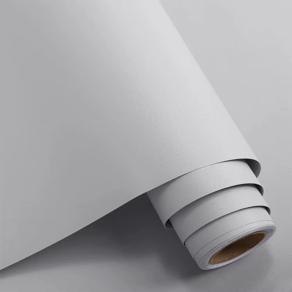 256 papiers peints blancs à peler et coller, autocollant mural perfectionné, imperméable, papier de 