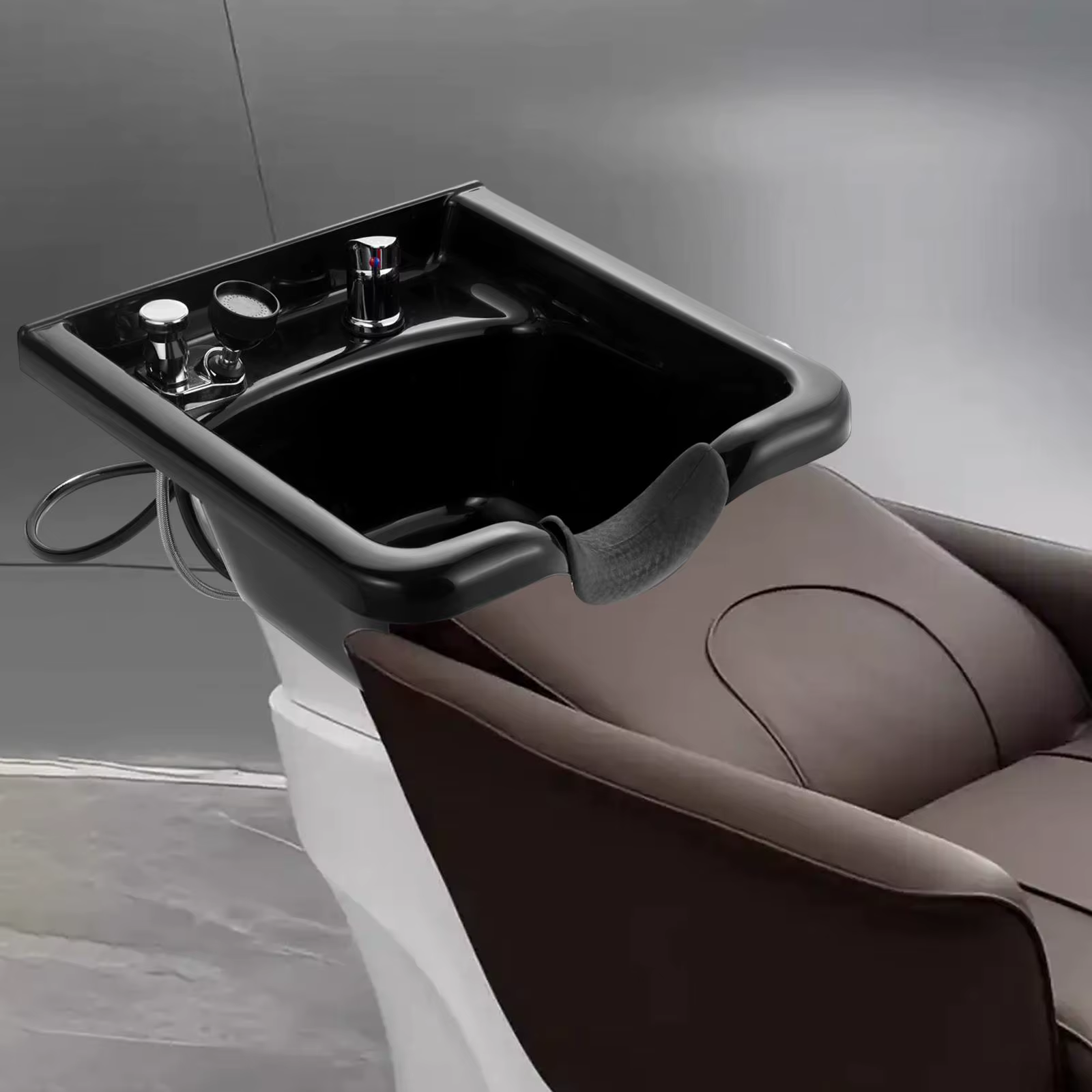 Bac à shampoing portable pour salons de coiffure et instituts de beauté, équipement professionnel po