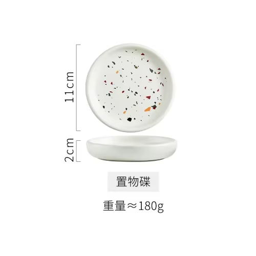 Ensemble de décoration de salle de bain européenne, céramique Terrazzo, bouteille d'émulsion, tasse 