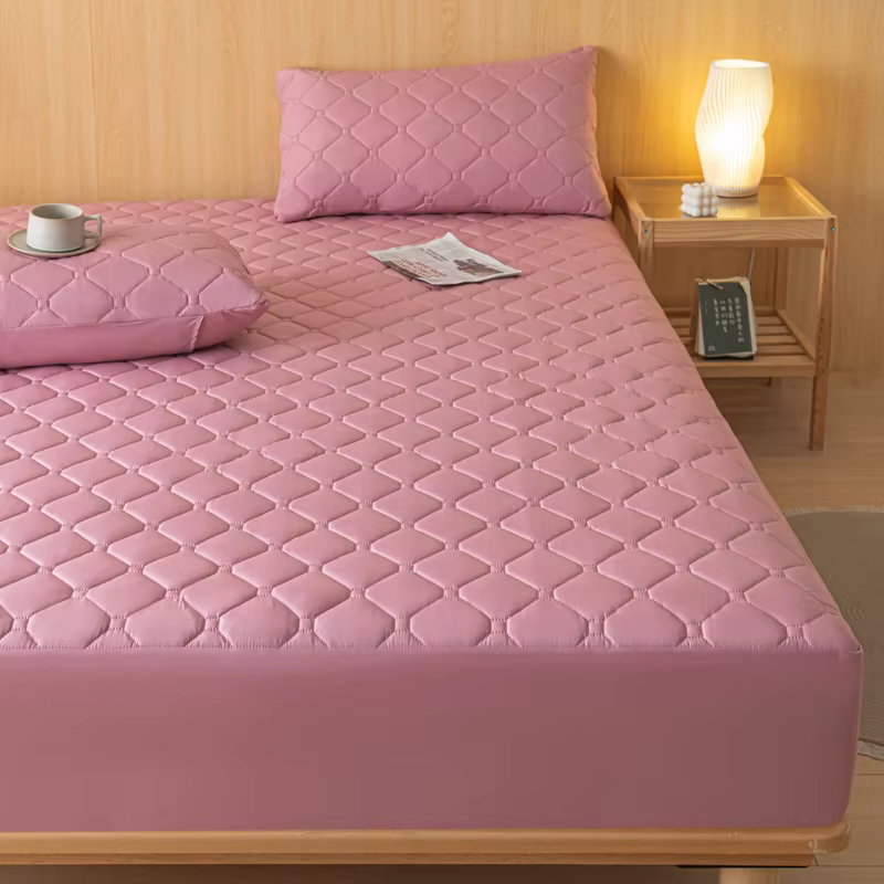 Juste de matelas élastique épaissie imperméable, drap-housse, protège-matelas, lin de lit, chat de l