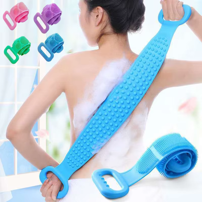Brosse de bain en silicone pour le corps, épurateur corporel, brosses de douche, ceinture de gIsland