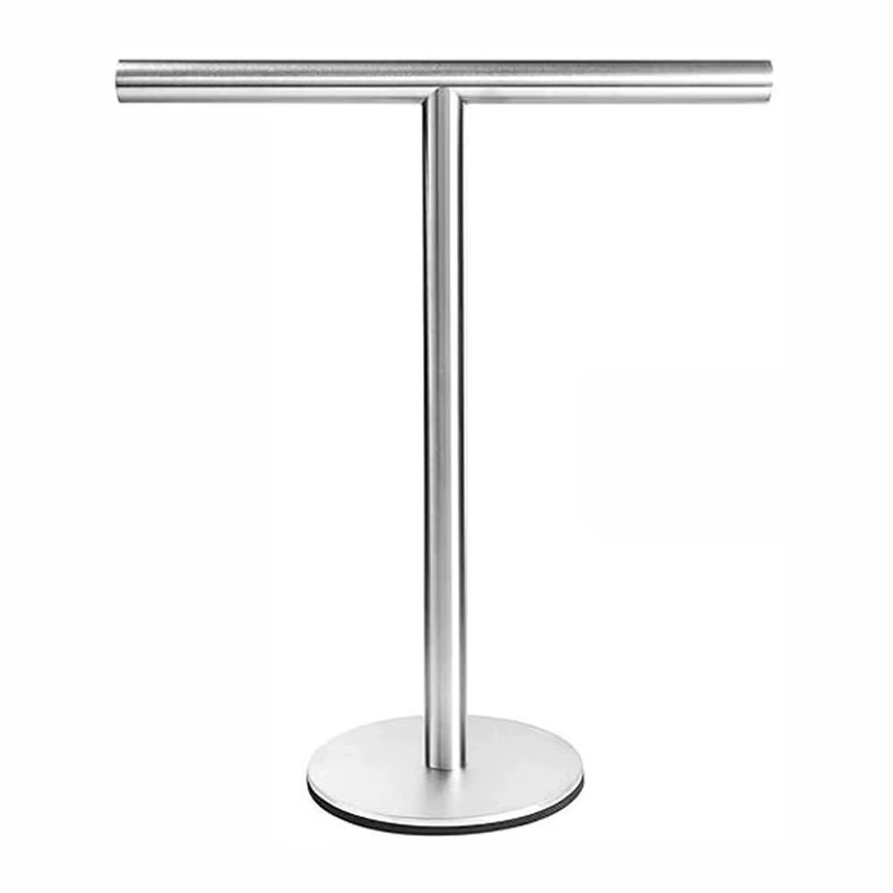 Porte-serviettes vertical en forme de T, support de serviettes de comptoir avec base, barre porte-se