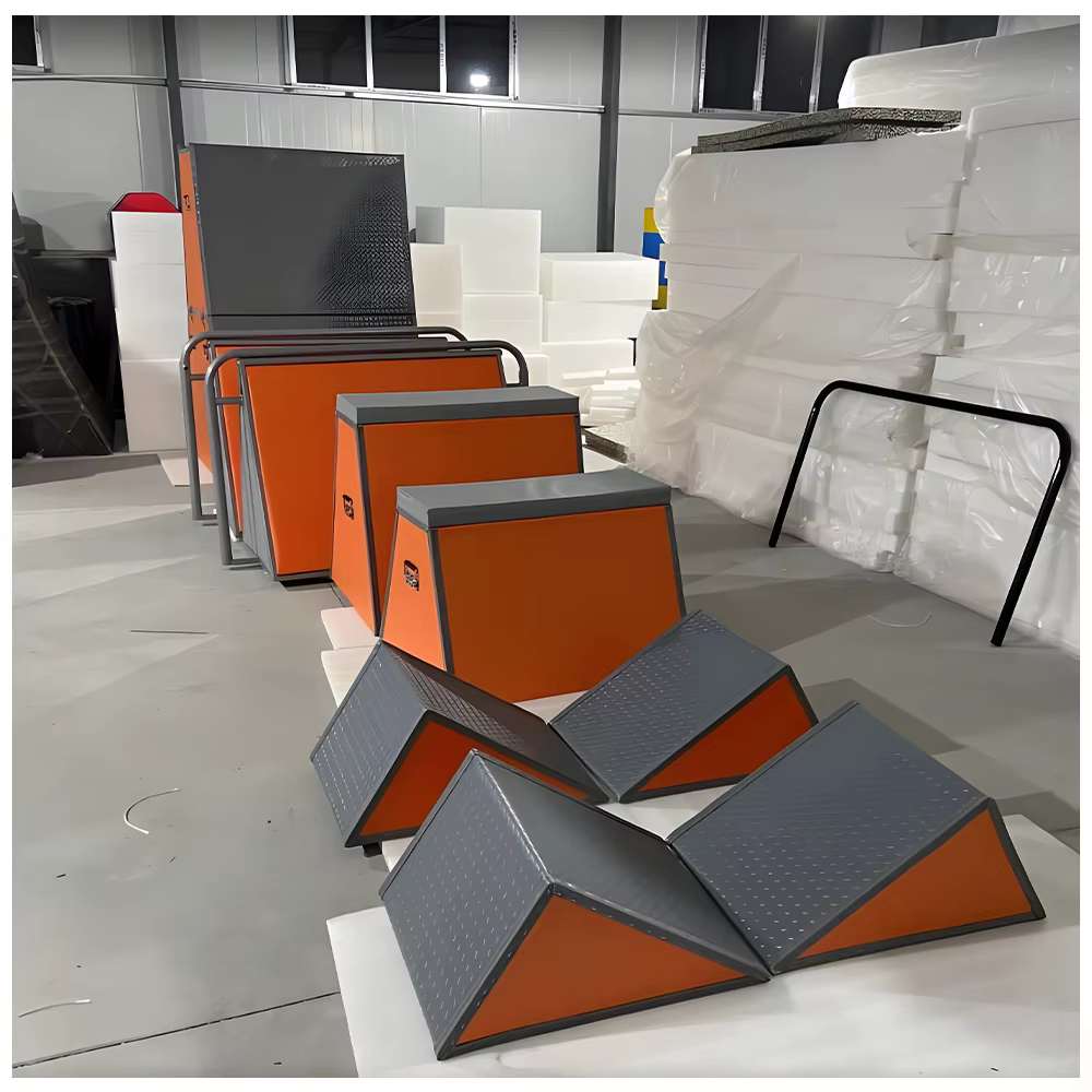 Ensemble d'entraînement Parkour pliable peu encombrant pour salle de sport à domicile, cours d'obsta